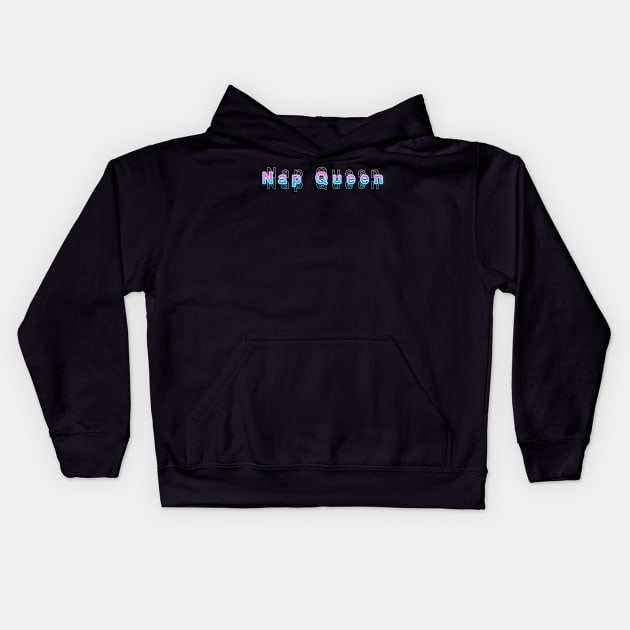 Nap Queen Kids Hoodie by Sanzida Design